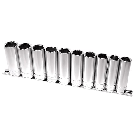 K-Tool International Metric Deep Socket Set, 10 pcs. KTI-28200